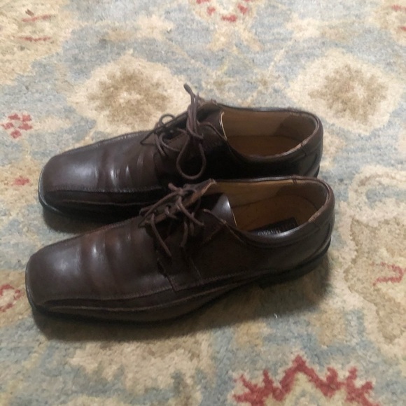 Men’s Leather lace up Brown Shoes Size10,5  in Excellent Used Conditi - Picture 12 of 14